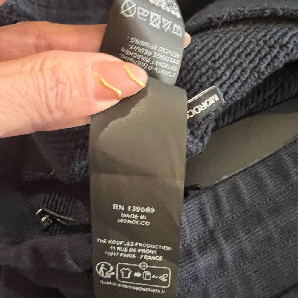 The Kooples The Kooples Navy Cargo Joggers Size S Slim Fit $245 NWT Size US 30 / EU 46 - 8 Thumbnail