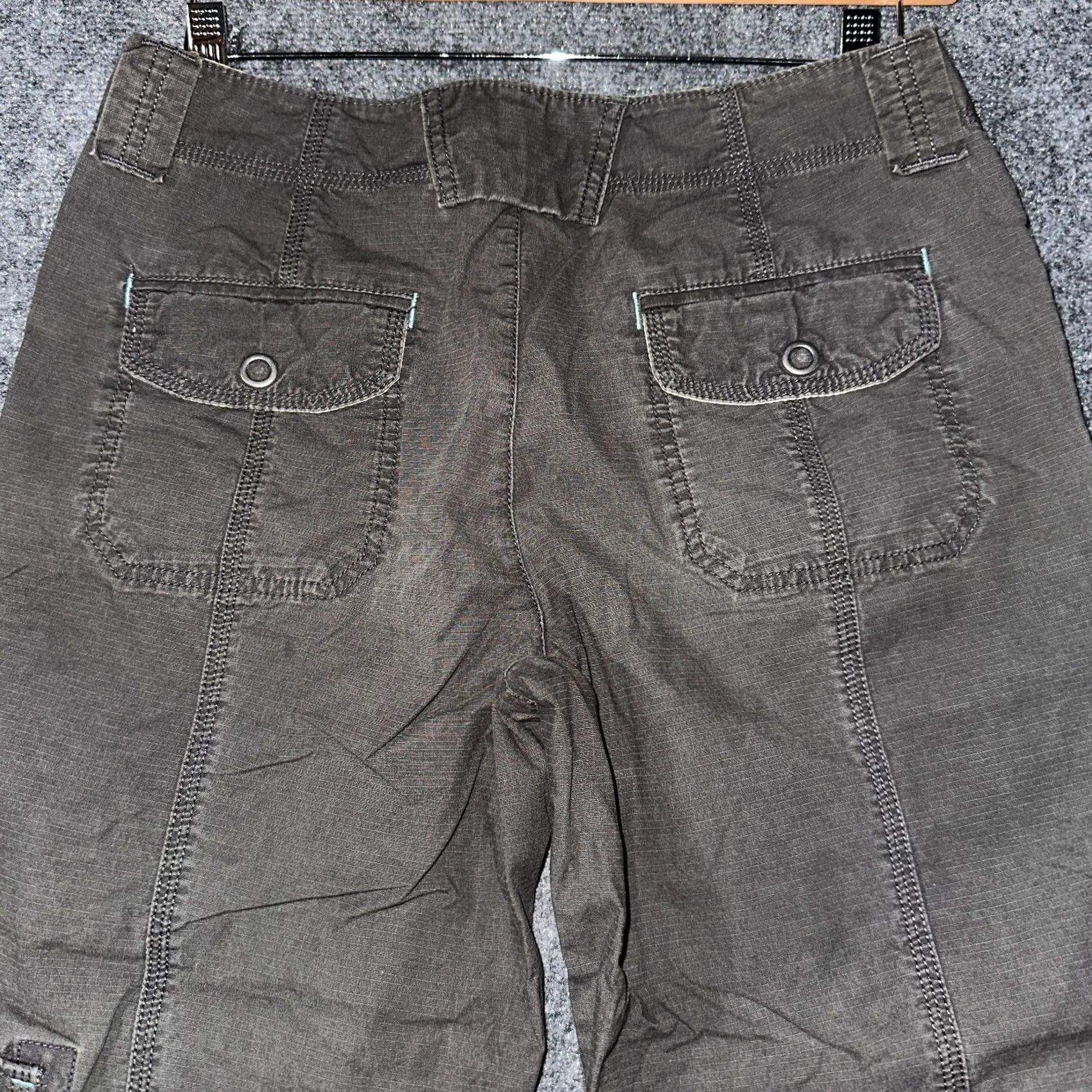 Eddie Bauer Eddie Bauer Womens Brown Cotton Stretch Mercer Fit Cargo Crop Pants Size 6 Size 28" / US 6 / IT 42 - 8 Thumbnail