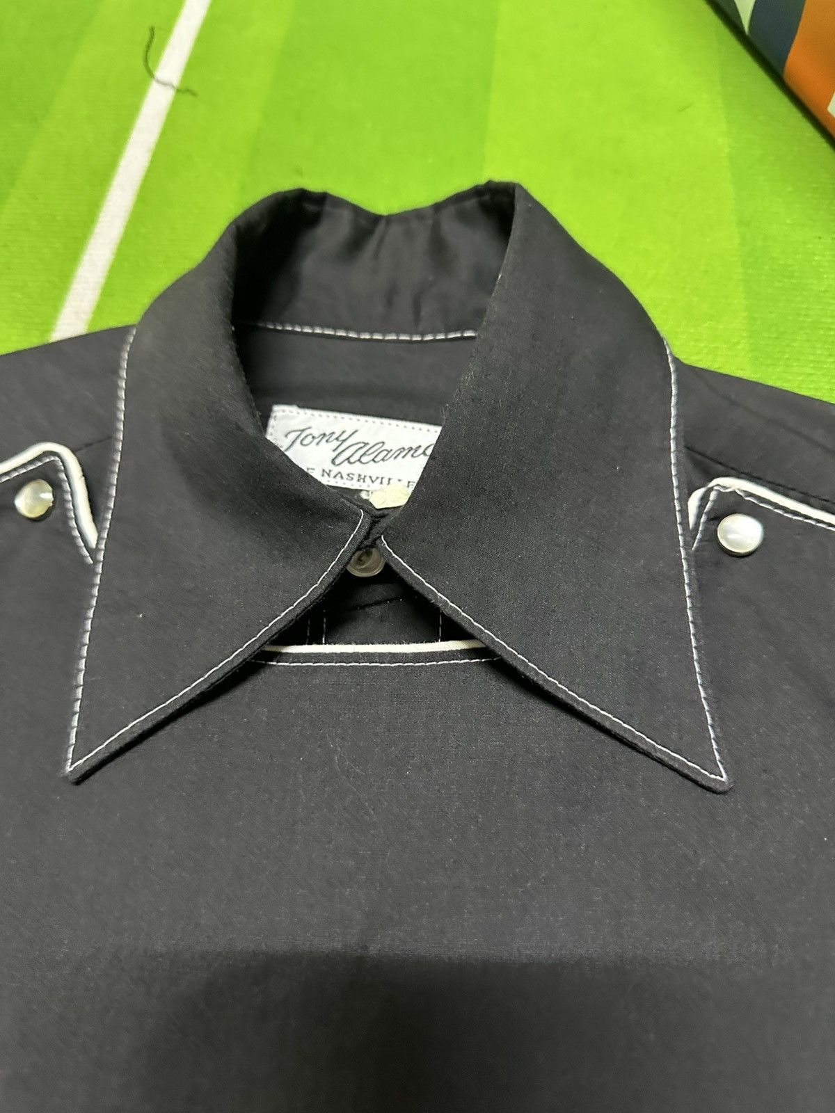 Cowboy Equipment Vtg 70s Tony Alamis western bibs shirt Size US M / EU 48-50 / 2 - 4 Thumbnail