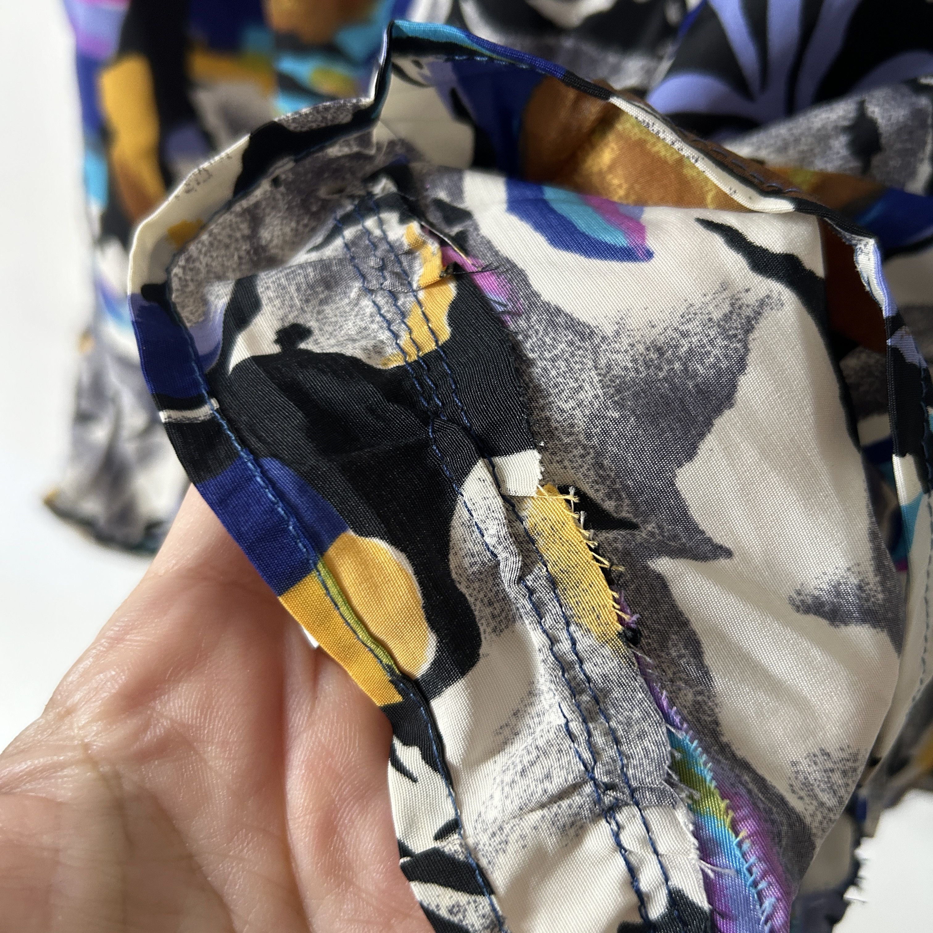 Vintage Vintage 90s Handmade Floral Ruffle abstract floral Shorts Size 28" / US 6 / IT 42 - 9 Thumbnail