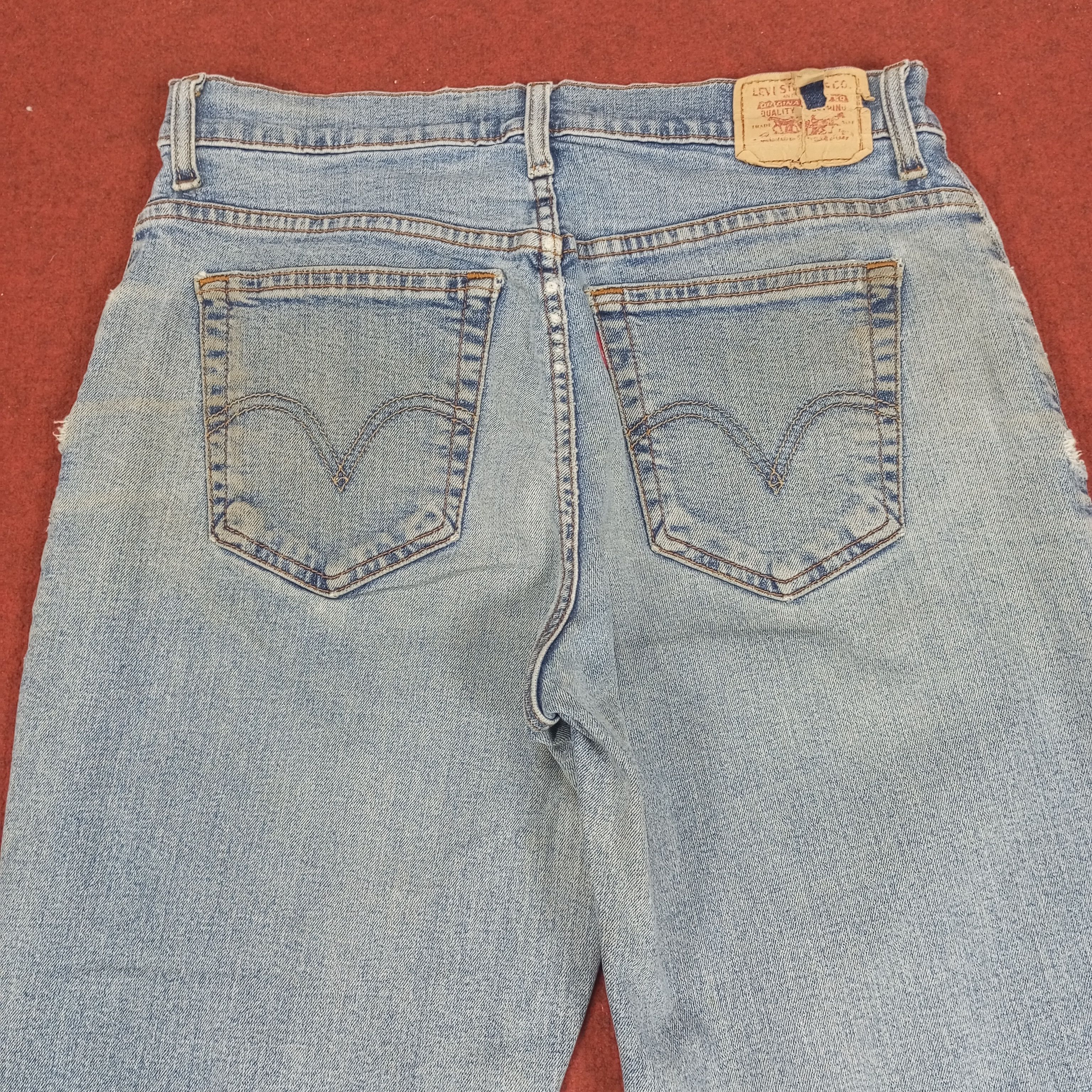Levi's × Vintage Levis Jeans Relaxed Boot Cut Style Distressed Size 30" / US 8 / IT 44 - 5 Thumbnail