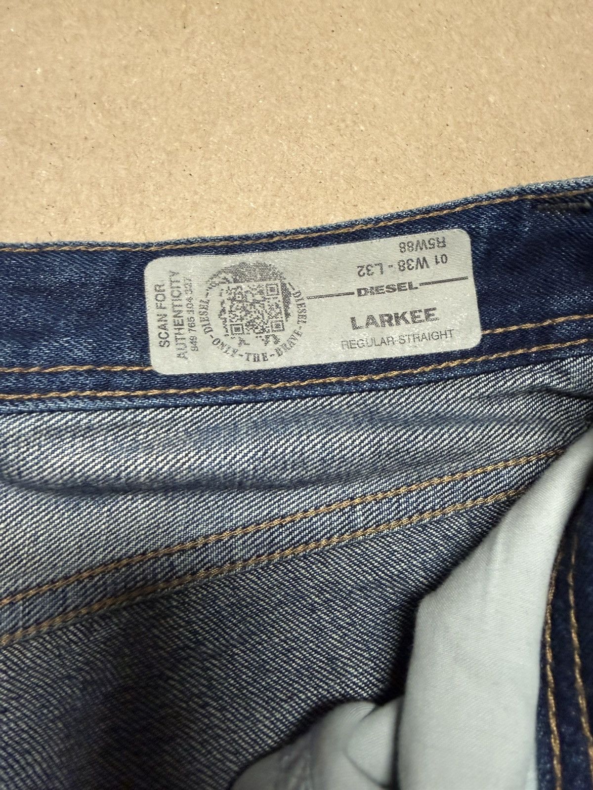 Diesel Jeans Larkee Regular Straight Vintage Men’s 38 x 32!