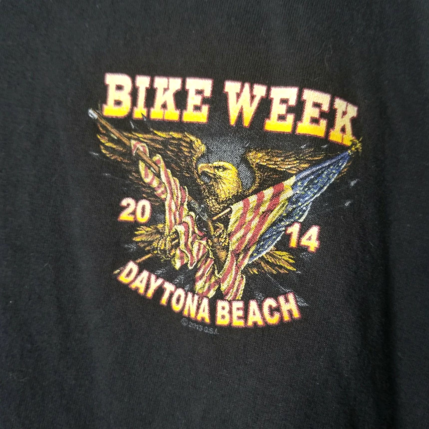 Vintage Daytona Bike Week 2014 T-Shirt Size 2XL - 2nd Amendment Eagle Size US XXL / EU 58 / 5 - 4 Thumbnail