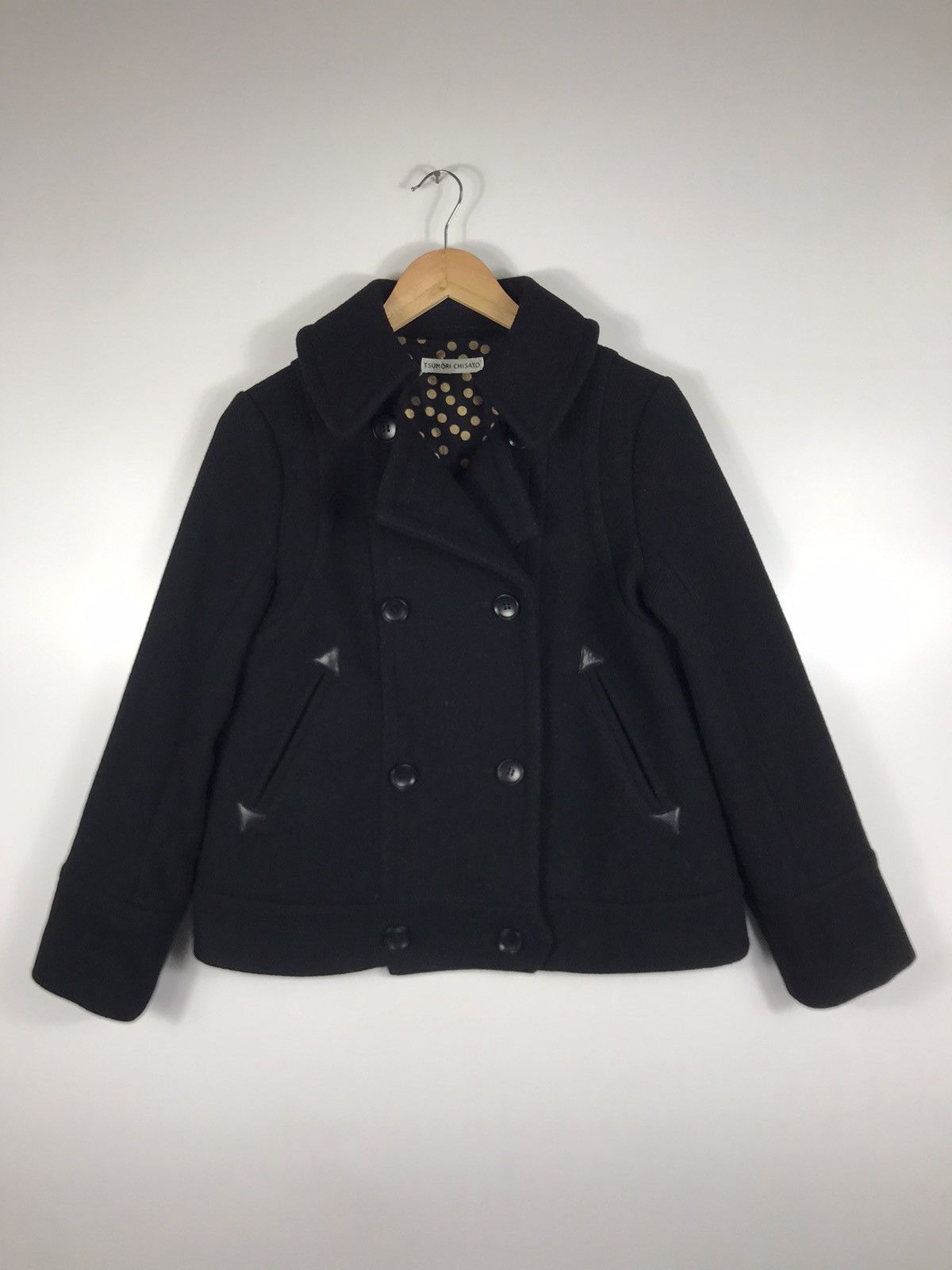 Tsumori Chisato 🔥Tsumori Chisato Issey Miyake Wool Double Breast Cropped Size S / US 4 / IT 40 - 2 Thumbnail