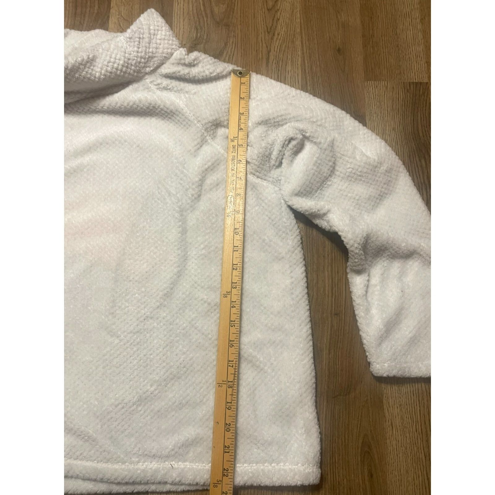 Vintage St. Johns Bay Sweater Women's Size Large White Mock Neck Pullover Size L / US 10 / IT 46 - 7 Thumbnail