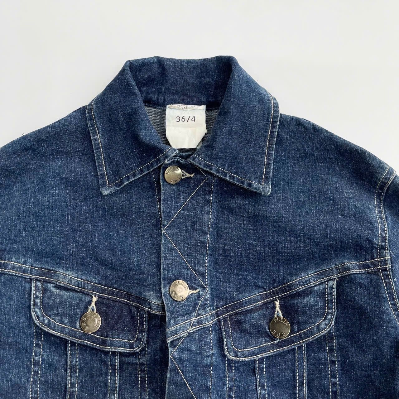 plein sud 2000s Plein Sud cropped denim jacket Size XS / US 0-2 / IT 36-38 - 6 Thumbnail