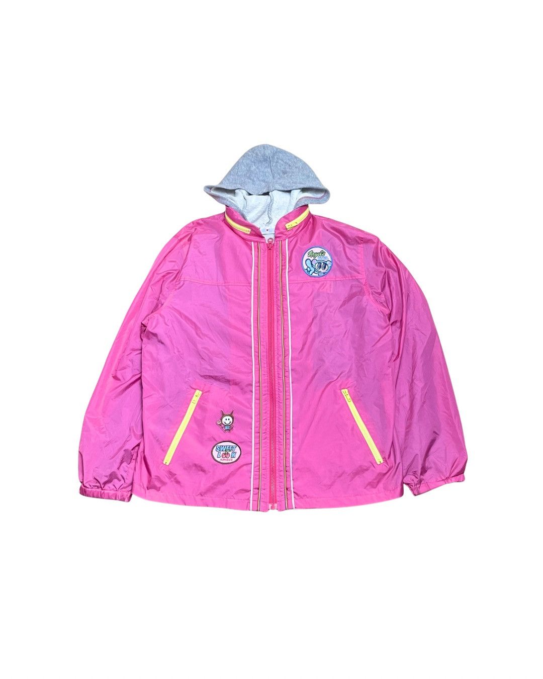 Angel Blue Angel Blue Sweet Look Multi Graphic Hooded Jacket Size M / US 6-8 / IT 42-44 - 2 Thumbnail