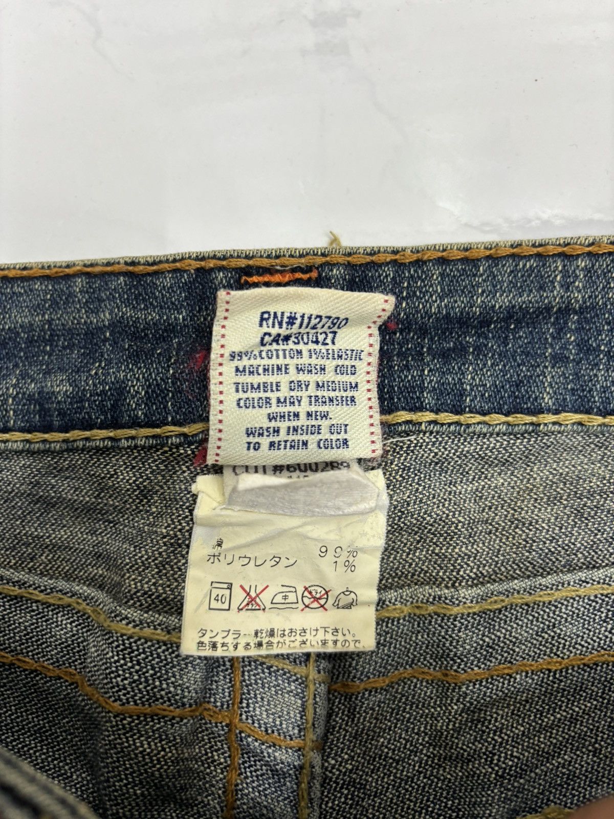 Japanese Brand × True Religion Flare Jeans True Religion Joey Bootcut Distressed Denim Jean Size 28" / US 6 / IT 42 - 13 Thumbnail