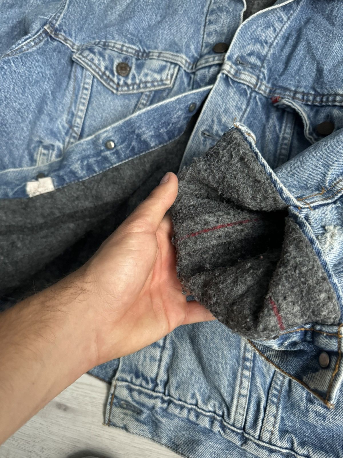 Levi's × Levi's Vintage Clothing Vintage Washed Denim Jacket Levi’s 90’s made in USA Size US M / EU 48-50 / 2 - 3 Thumbnail