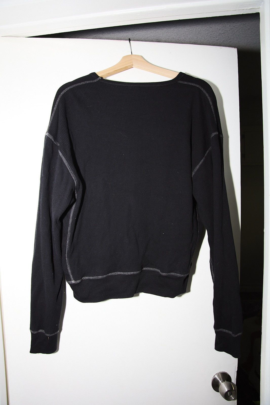 Kotn kotn Atlas Sweatshirt Black with Contrast stitching Size US M / EU 48-50 / 2 - 2 Thumbnail