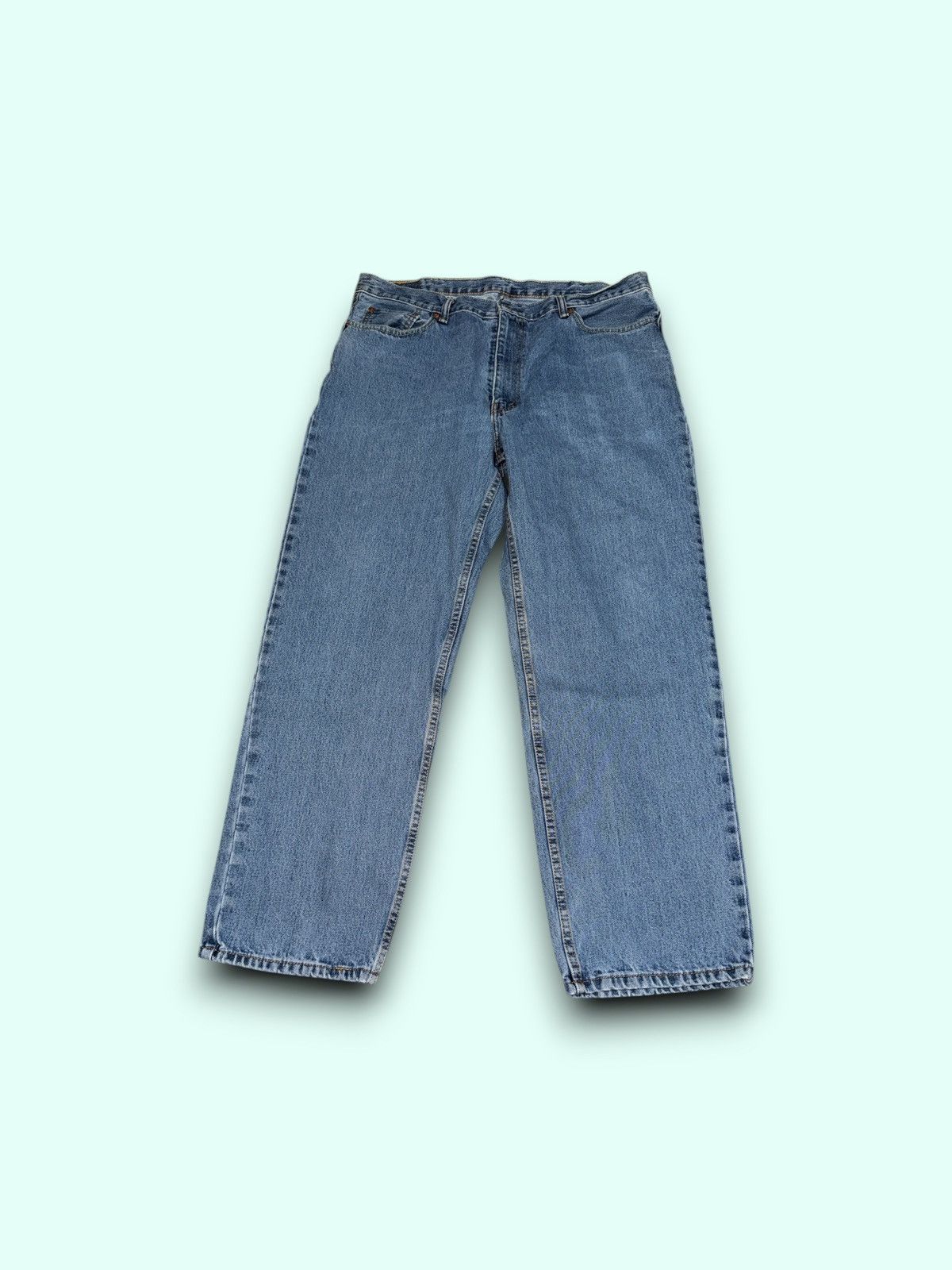 Levi's Levi's Jeans 40x32 Style 550 Blue Denim Relaxed Casual Fit Size US 40 / EU 56 - 2 Thumbnail