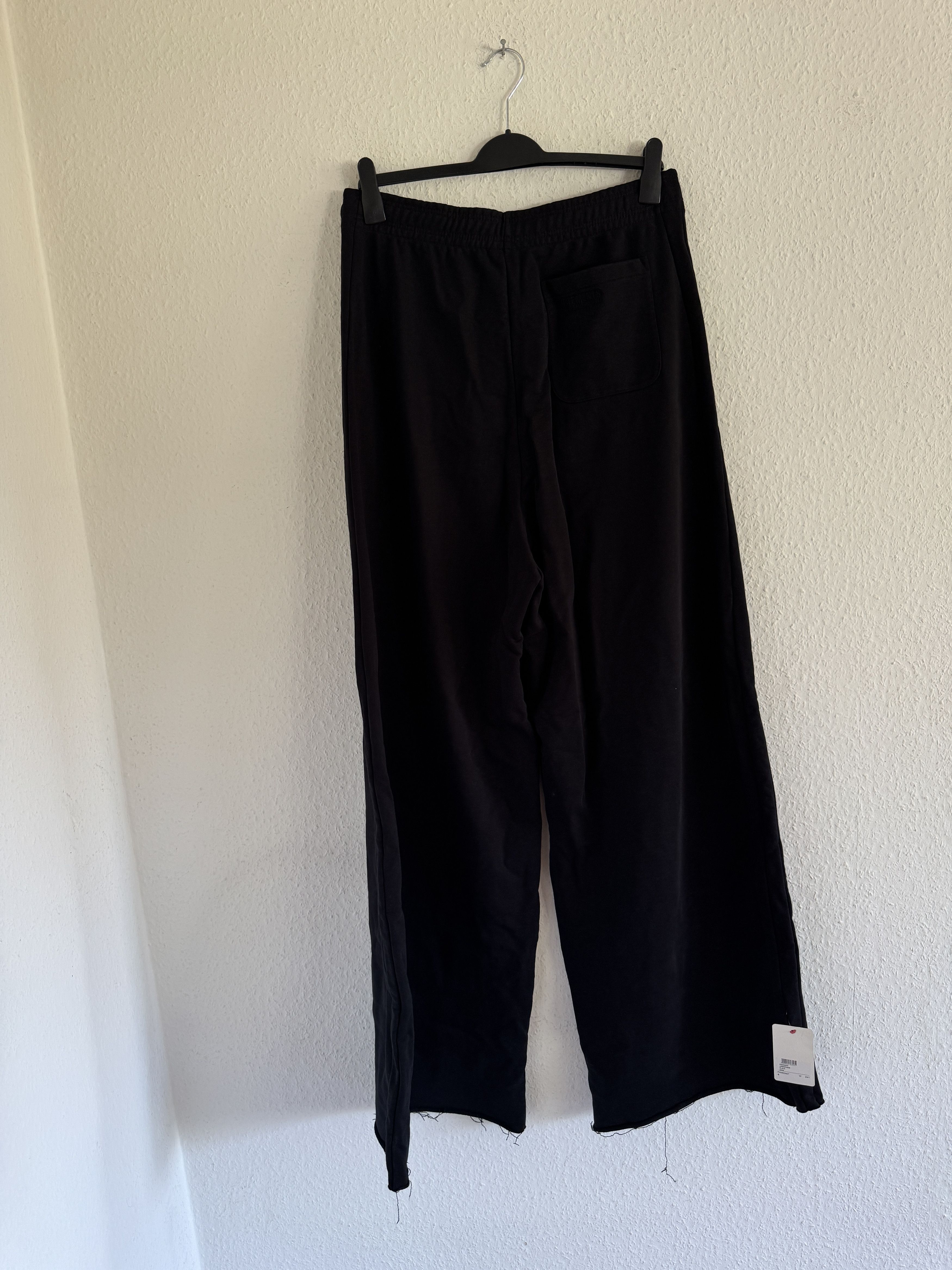 Vetements Wide Leg Panelled Cotton Blend Jersey Sweatpants Size US 32 / EU 48 - 9 Thumbnail