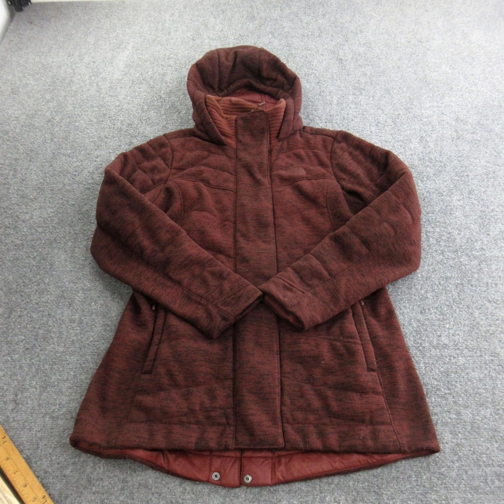 The North Face The North Face Coat Womens Medium Red Fleece Lined Hooded Parka Warm Insulated Size M / US 6-8 / IT 42-44 - 2 Thumbnail