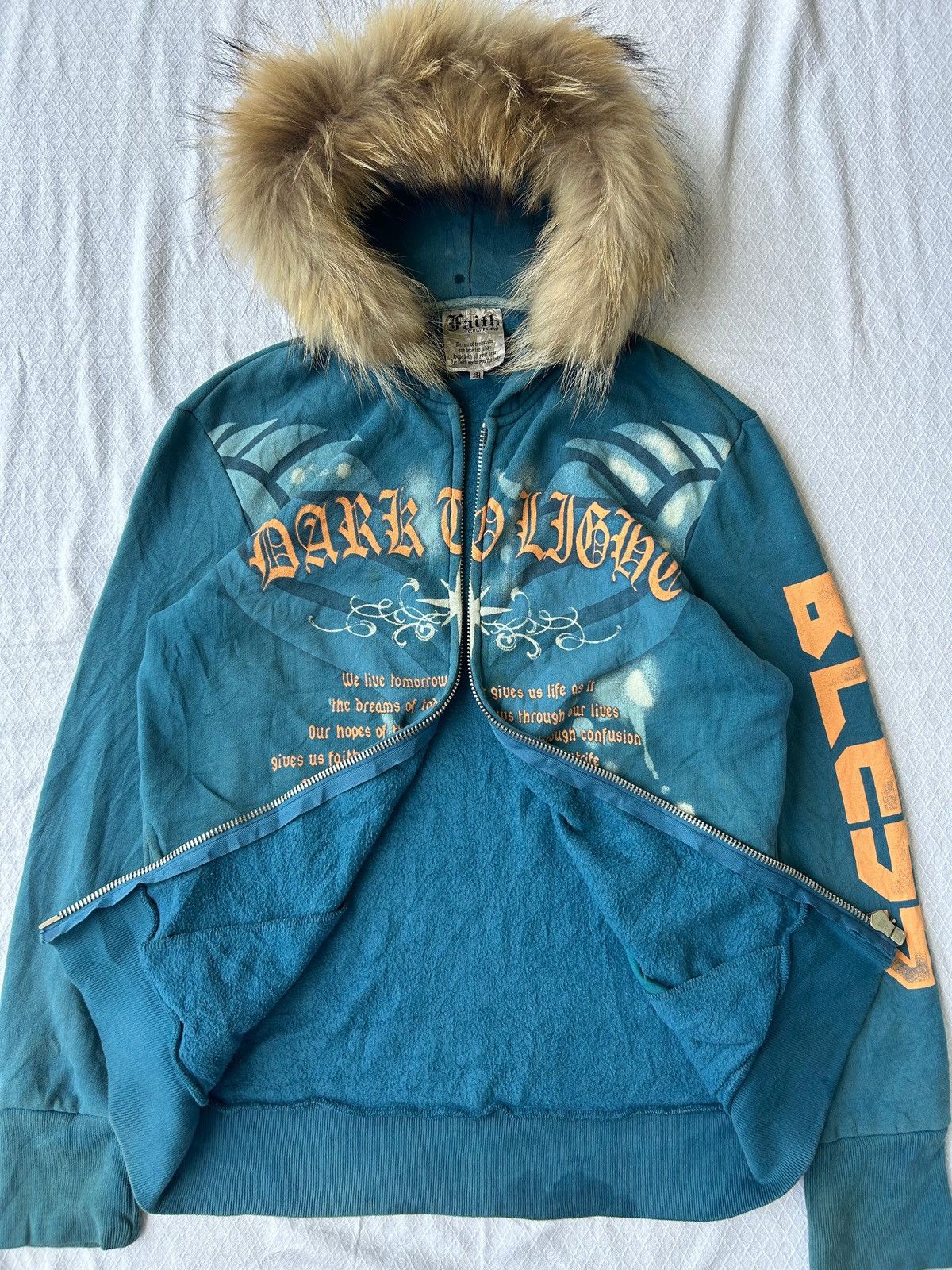 Japanese Brand Fur hoodie faith connexion light heaven style ifsixwasnine Size US M / EU 48-50 / 2 - 3 Thumbnail