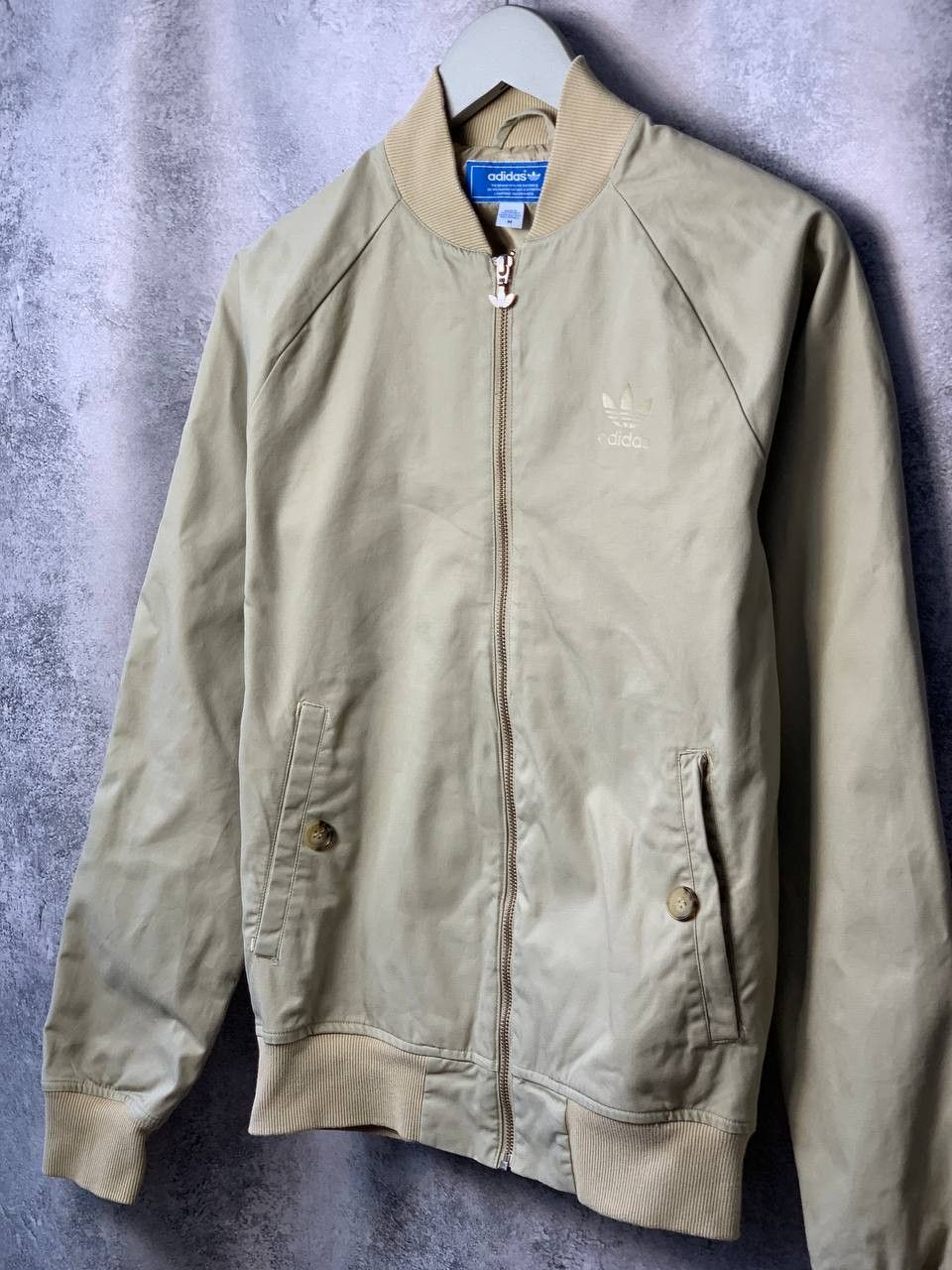 Adidas × Vintage Adidas Originals Vintage Jacket Bomber Beige Women's Size M / US 6-8 / IT 42-44 - 1 Thumbnail