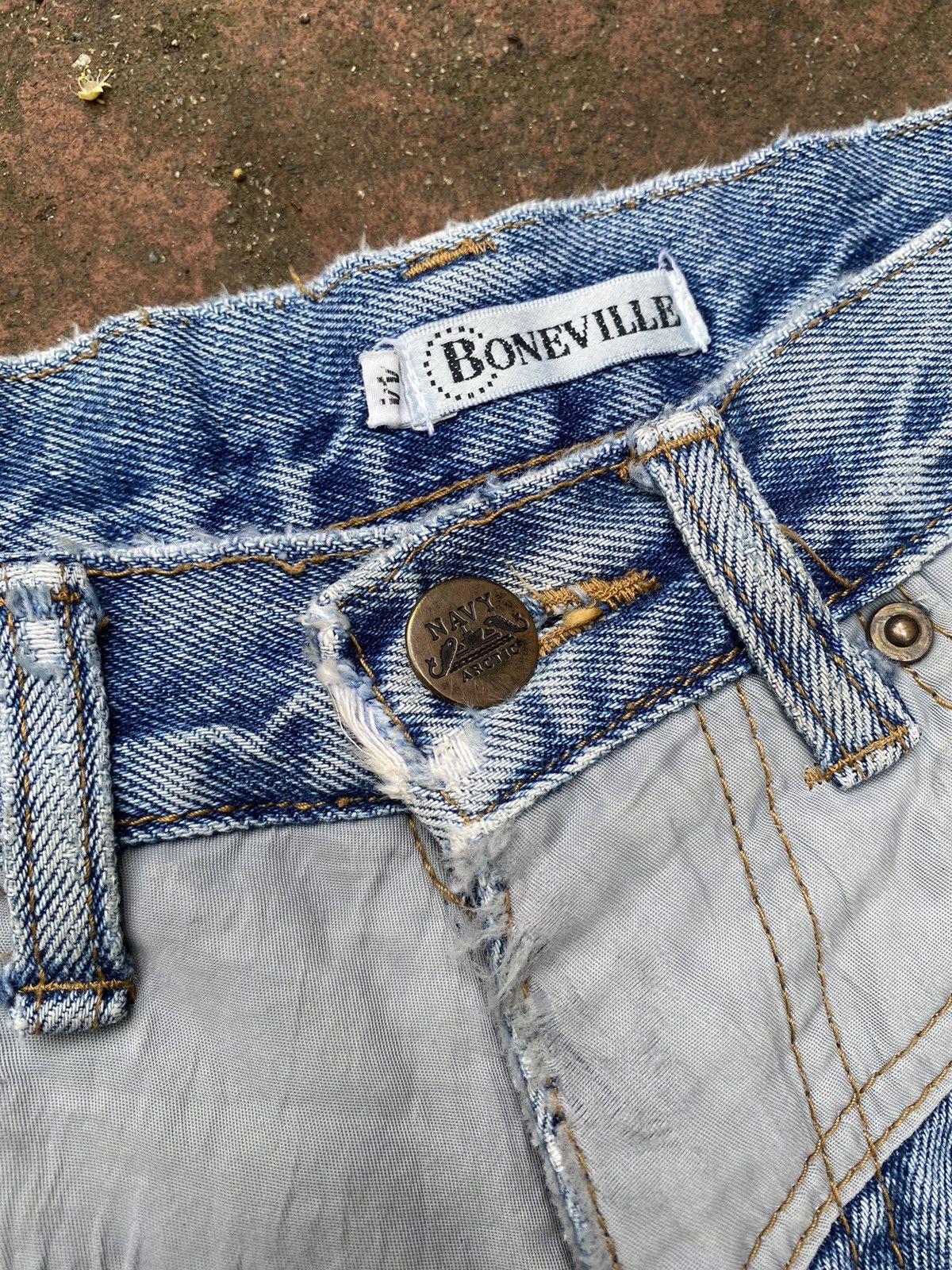 Boneville 80s Boneville deconstructed jeans/pants by Massimo Osti Size US 28 / EU 44 - 4 Thumbnail