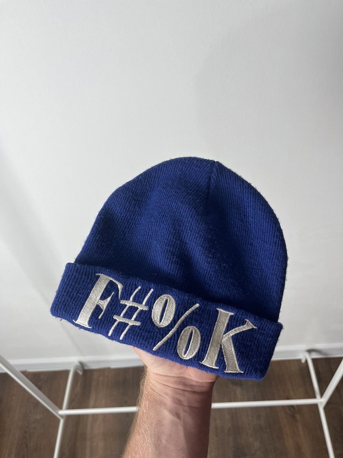 Japanese Brand Fuck Adult Humor Embroidered Beanie Hats Size ONE SIZE - 3 Thumbnail