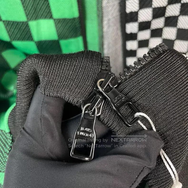 Louis Vuitton Louis Vuitton Grey-green checkerboard paneled jacket Size US M / EU 48-50 / 2 - 8 Thumbnail