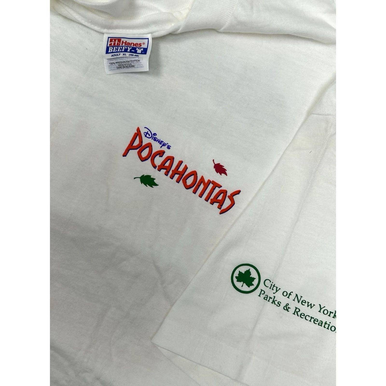 Disney VINTAGE Disney Pocahontas Movie Tee The Premiere In The Park Central Park 90s XL Size US XL / EU 56 / 4 - 2 Thumbnail