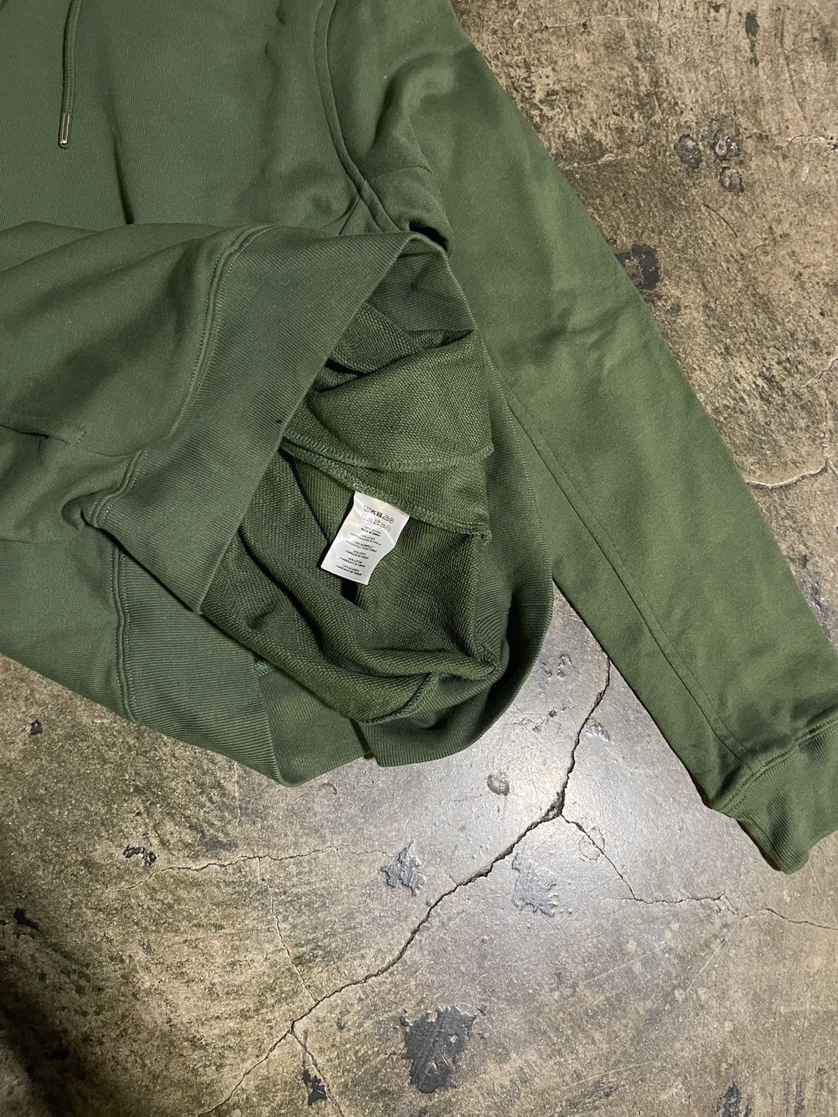 Dries Van Noten Dries Van Noten Green French Terry Hoodie Size US S / EU 44-46 / 1 - 6 Thumbnail