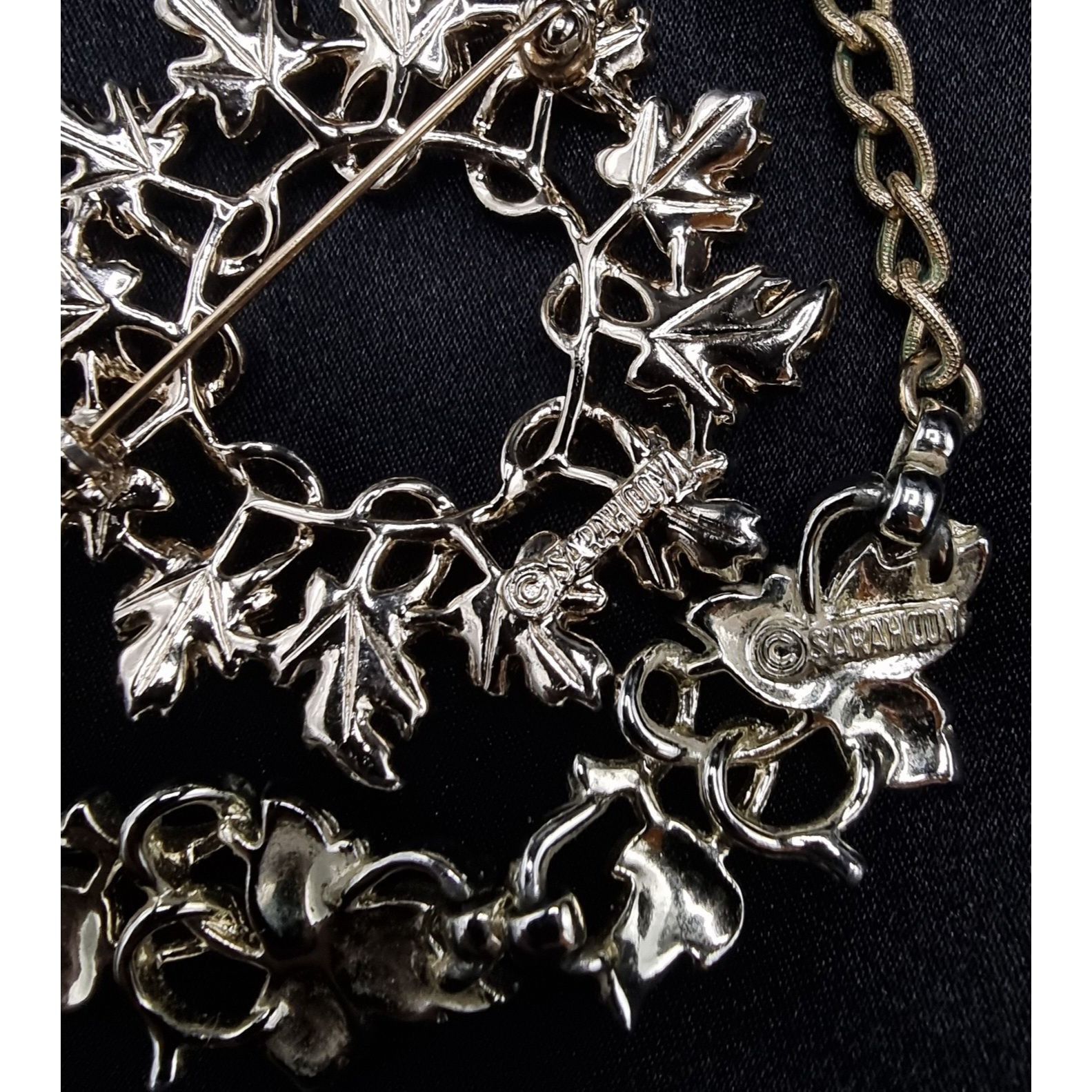 Vintage Vintage Sarah Coventry Gold & Silver Tone Necklace & Brooch Size ONE SIZE - 6 Thumbnail