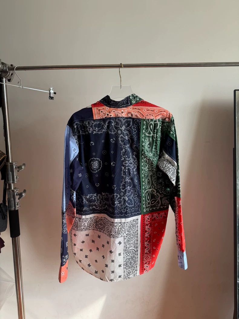 Loewe LOEWE Alois flower asymmetrical patchwork shirt Size M / US 6-8 / IT 42-44 - 2 Thumbnail