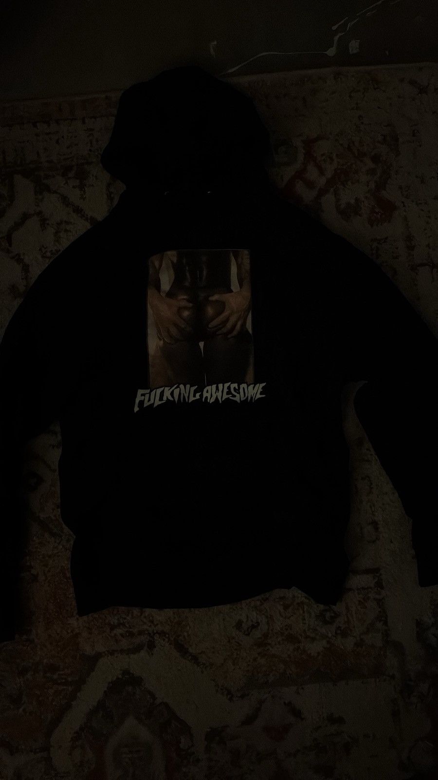 Fucking Awesome fucking awsome-ebony hoodie Size US L / EU 52-54 / 3 - 1 Thumbnail