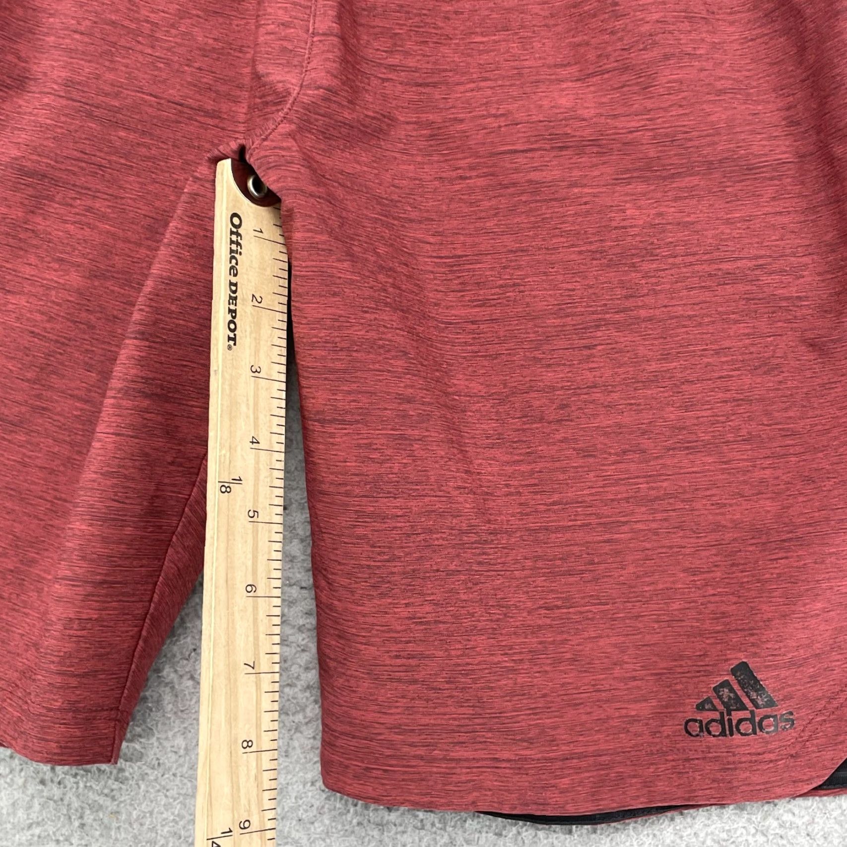Adidas Adidas Basketball Short Men's M Red 90s Training Sportswear Running Gym Athletic Mens Size US 31 - 4 Thumbnail