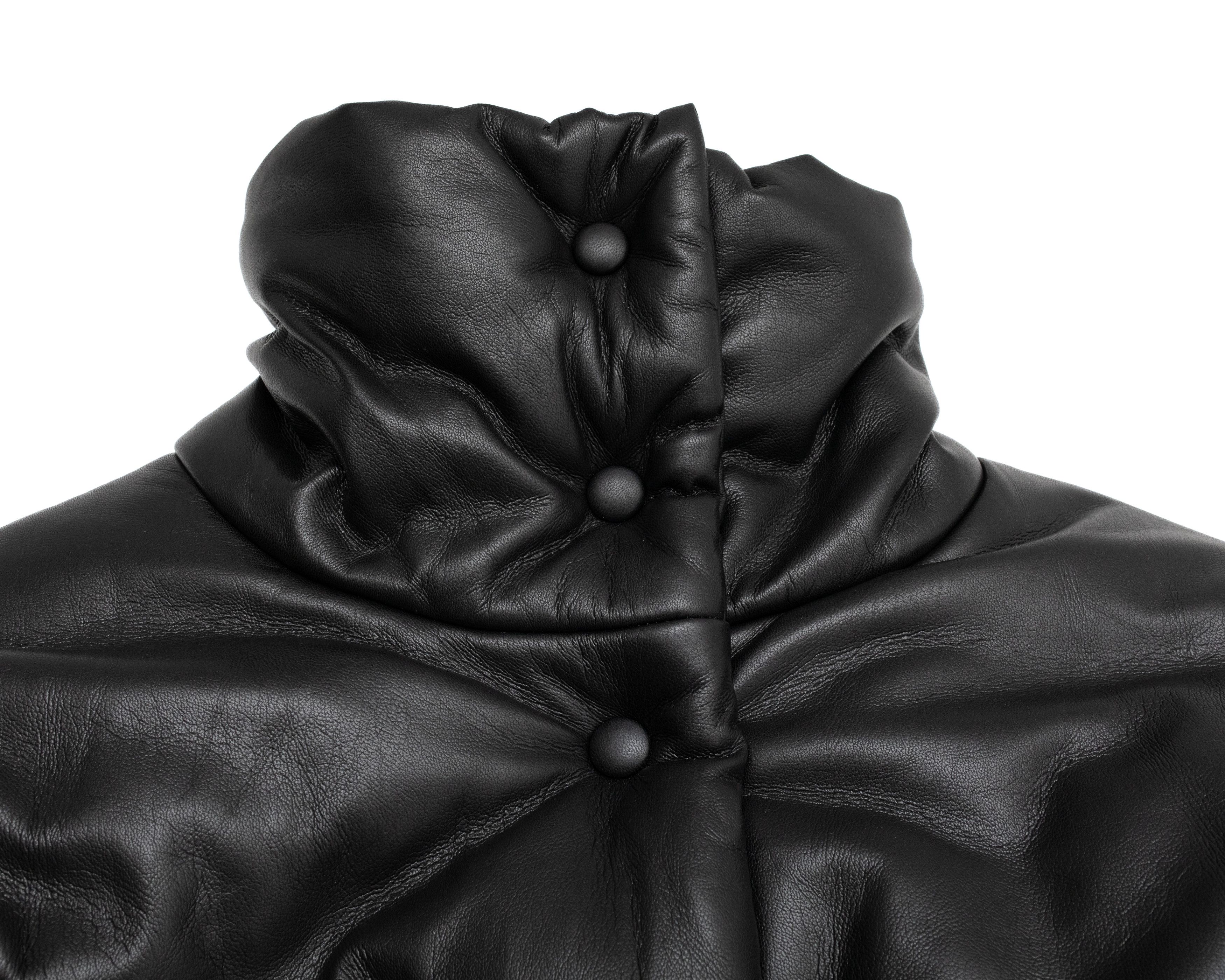 Nanushka NANUSHKA Hide Alt-Leather Puffer Jacket Size S / US 4 / IT 40 - 4 Thumbnail