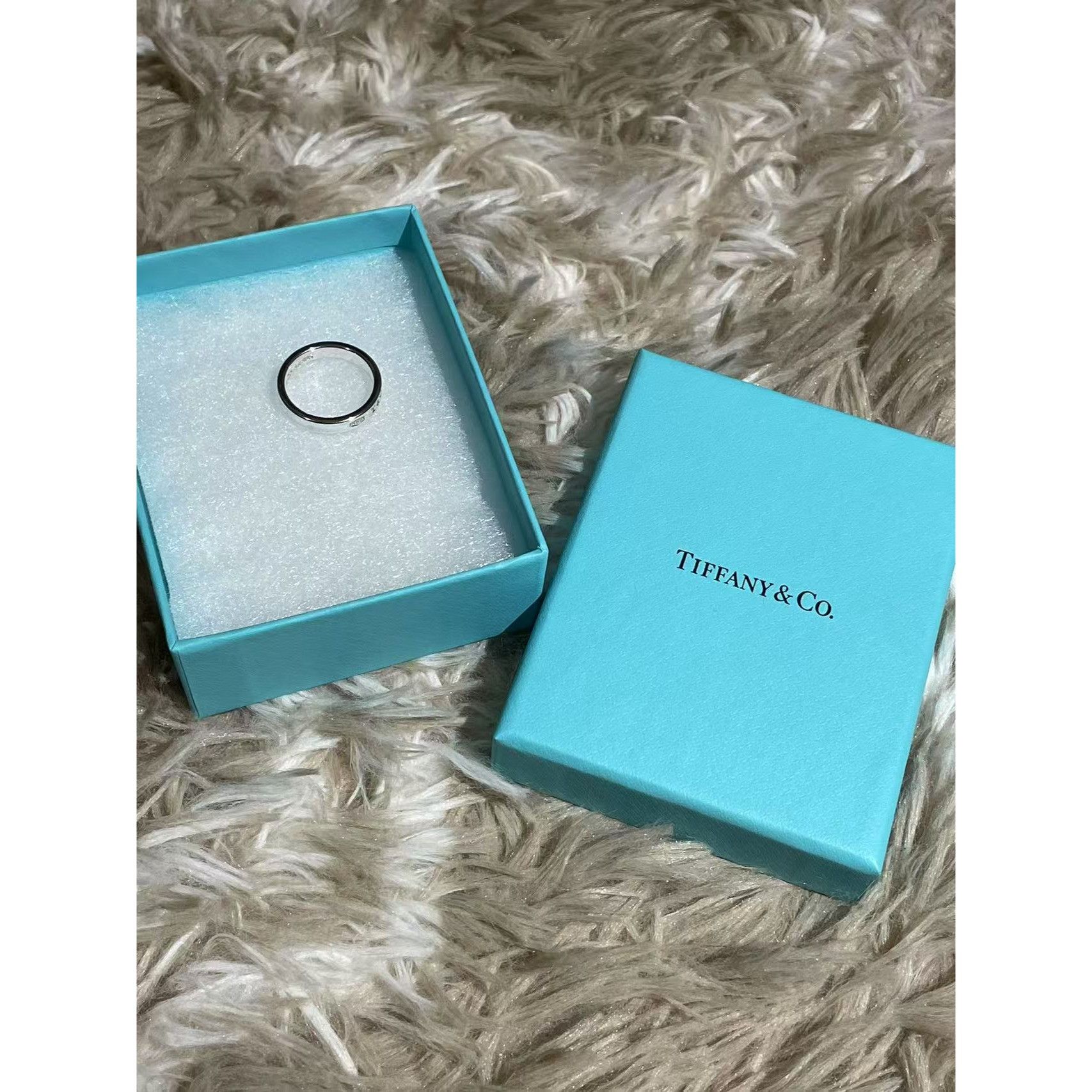 Tiffany & Co. Tiffany & Co. Sterling Silver & 18k Gold Two-Tone 1837 Ring Size ONE SIZE - 2 Thumbnail