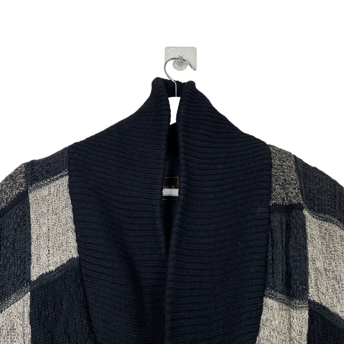 Issey Miyake × Japanese Brand × Joie de Vivre 💥BOXY VIVRE CLUB KNIT BOMBER JACKET ISSEY MIYAKE INSPIRED Size US XL / EU 56 / 4 - 3 Thumbnail