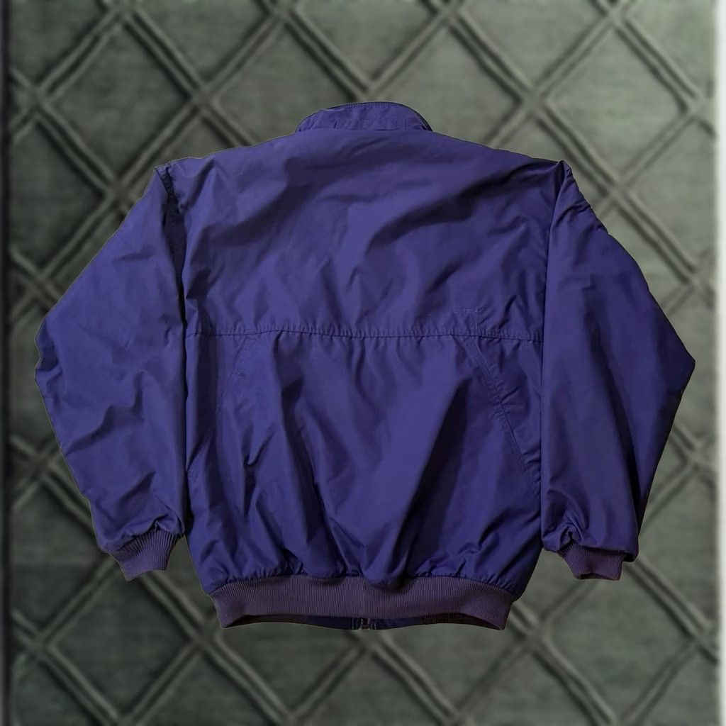 Patagonia VINTAGE Patagonia Bomber Jacket Womens 90s Fleece Lined Zip Wool Logo Embroidered Purple Size 10 Size L / US 10 / IT 46 - 1 Thumbnail