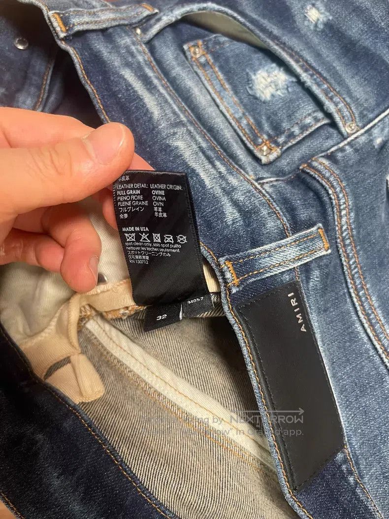 Amiri Amiri Denim Pants Size US 32 / EU 48 - 6 Thumbnail