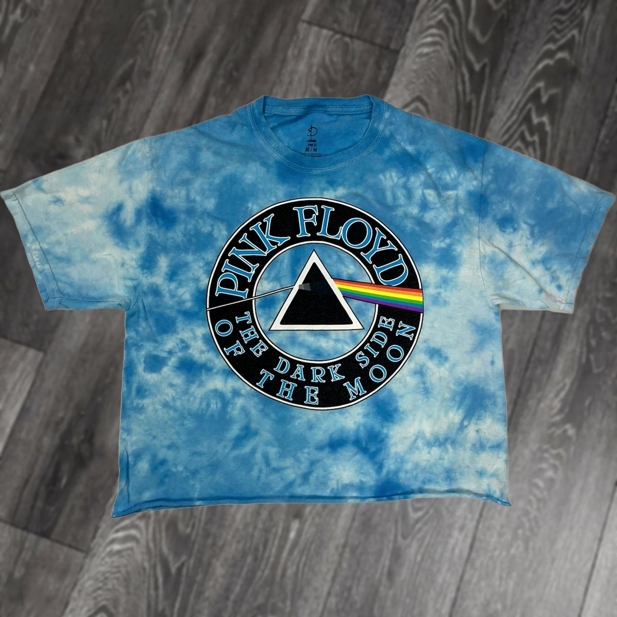 Vintage VINTAGE Pink Floyd Crop Graphic T-shirt Women Medium Blue Tie Dye Short Sleeve Music Size M / US 6-8 / IT 42-44 - 1 Thumbnail