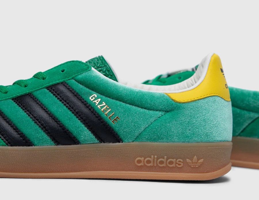 Adidas × size? NEW - Size 7.5 US Adidas x size? Gazelle Indoor Green Yellow Size US 7.5 / EU 40-41 - 10 Thumbnail