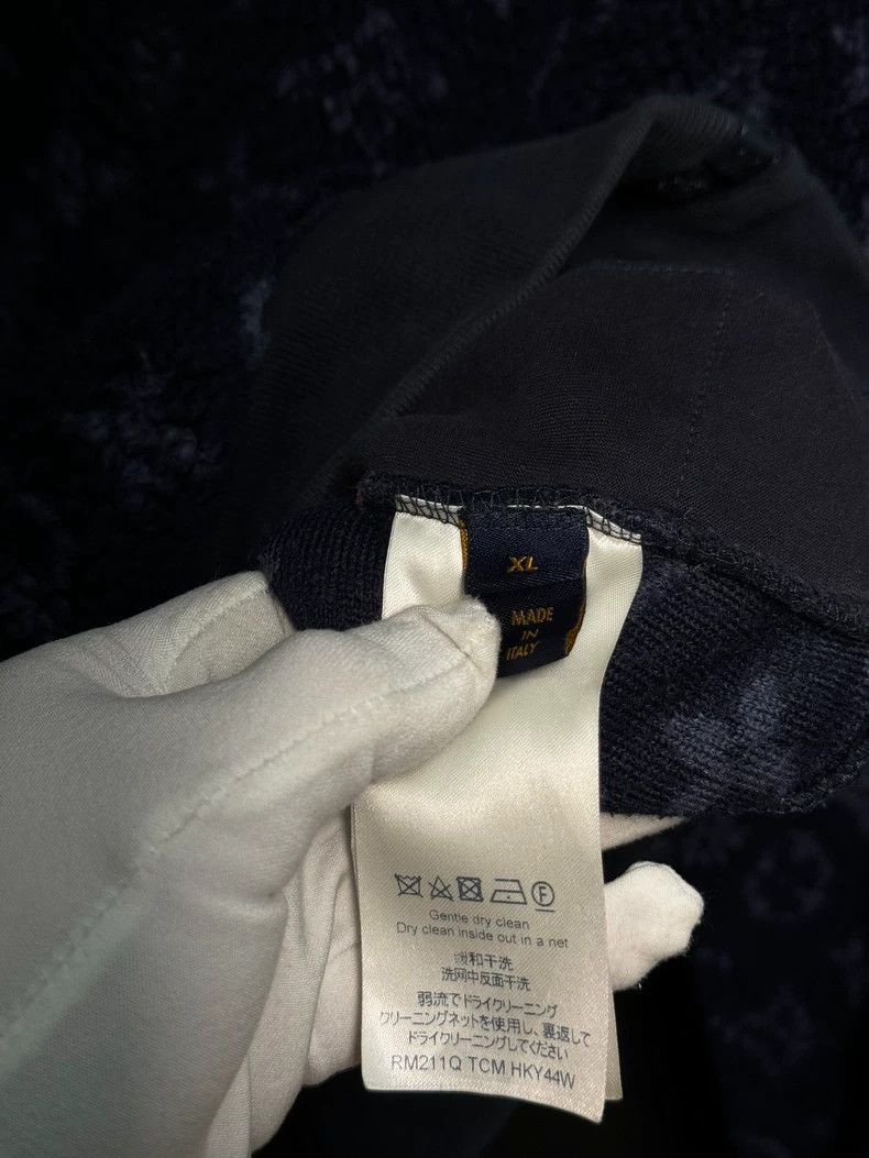 Louis Vuitton Louis Vuitton Blue full print teddy down jacket 2503-Nexta Size US XL / EU 56 / 4 - 4 Thumbnail