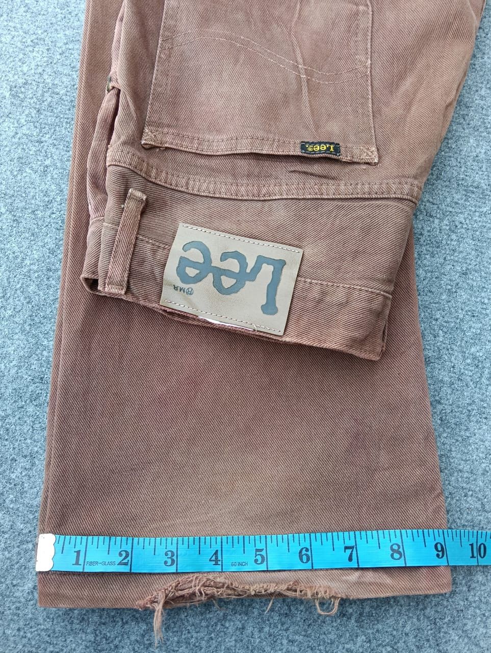 Lee Vintage Lee Westerner Brown Twill Flared Pants Sanforized. Size US 30 / EU 46 - 6 Thumbnail