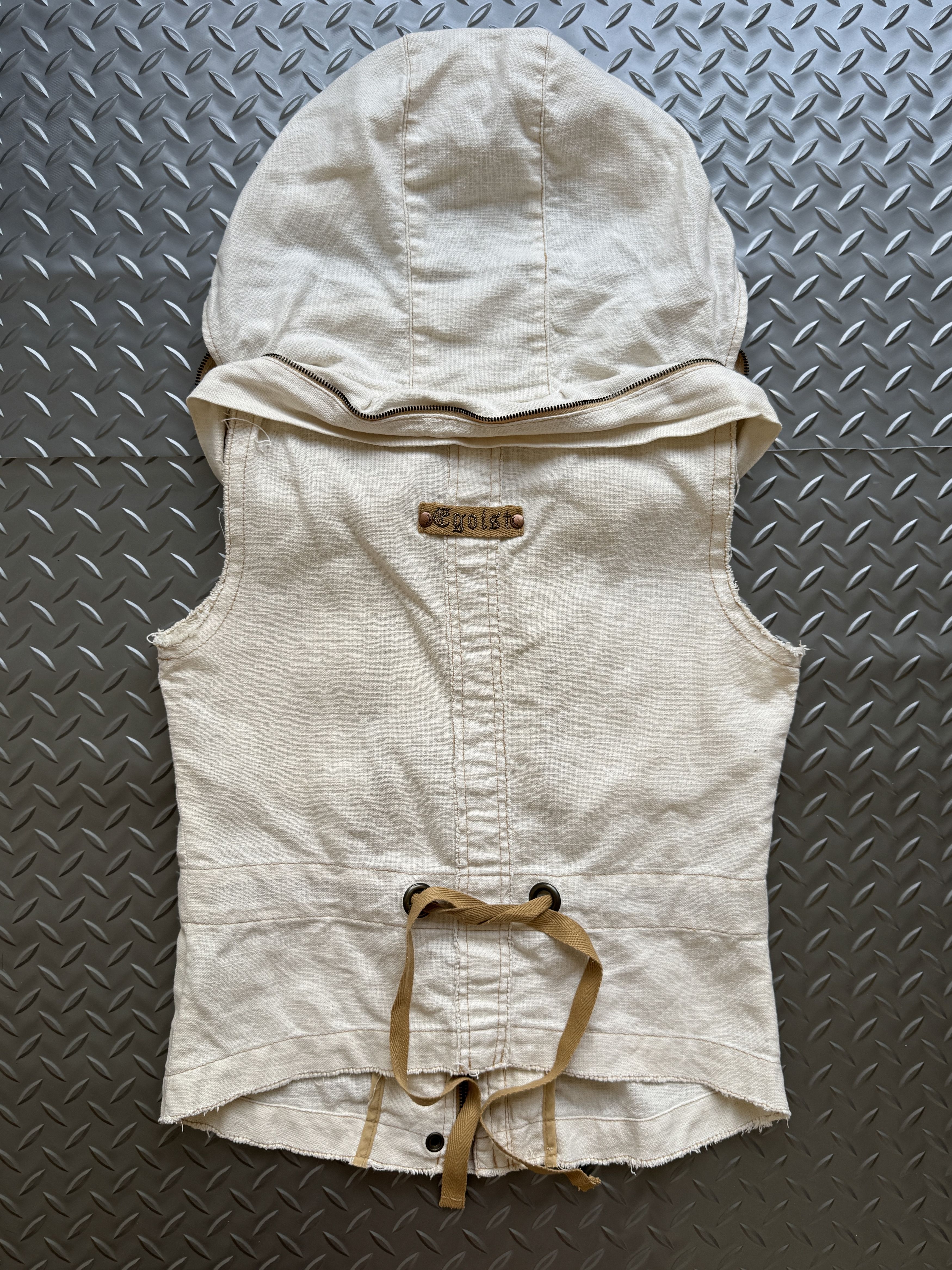 If Six Was Nine EGOIST Hooded Utility Vest – Off White / Ecru Size S / US 4 / IT 40 - 5 Thumbnail