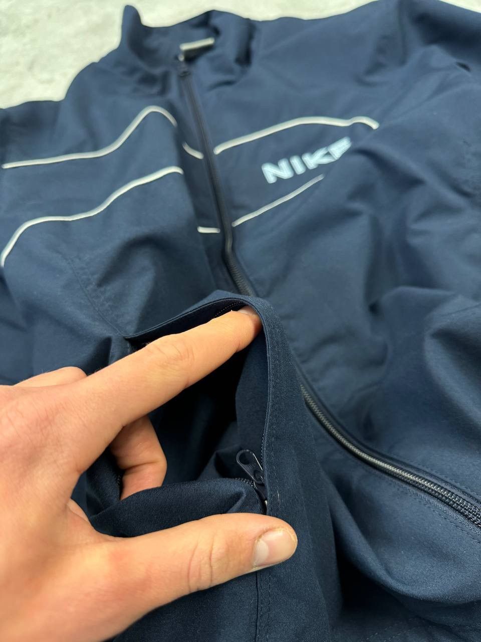 Nike Vintage Nike y2k Drill Track Jacket Size US M / EU 48-50 / 2 - 6 Thumbnail