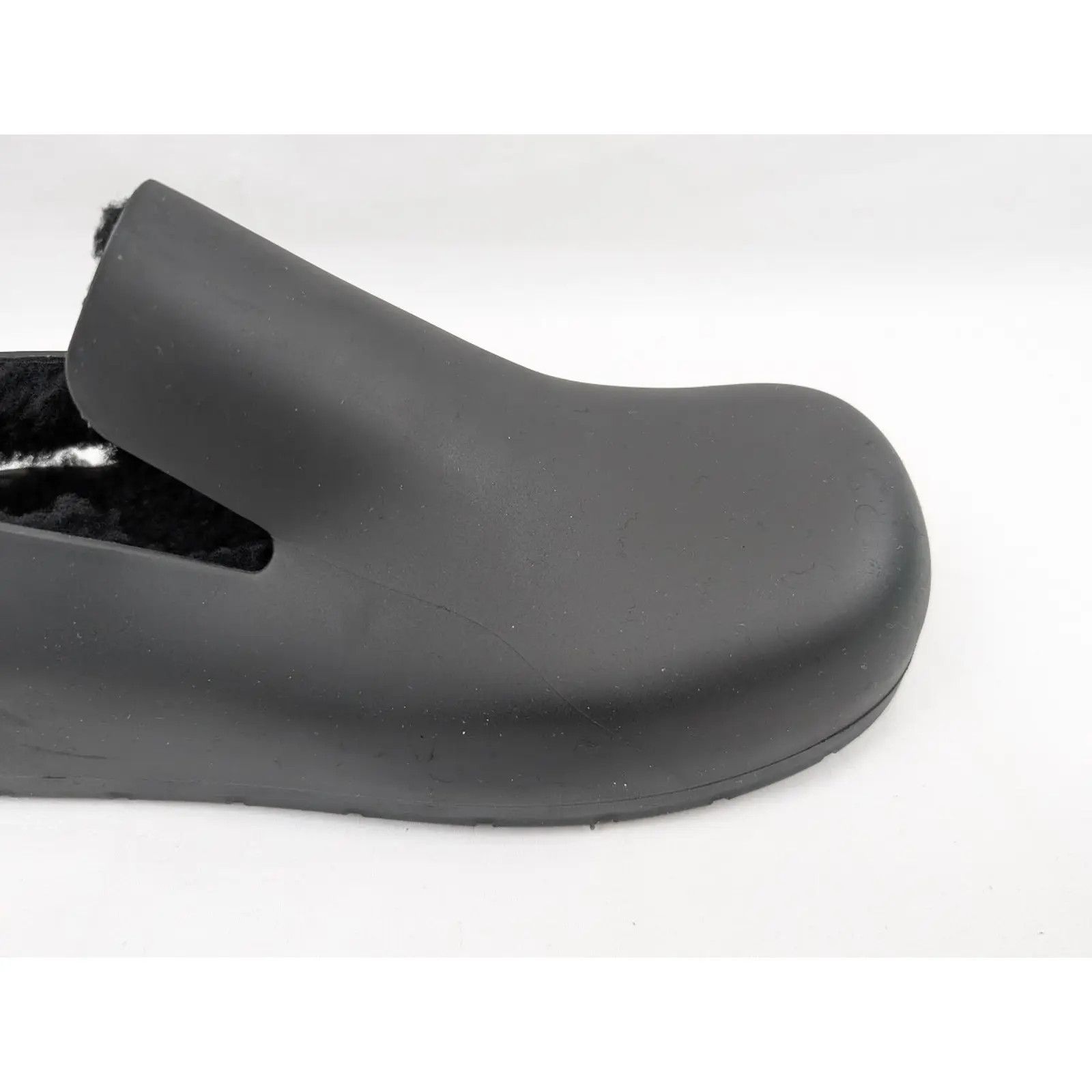 Bottega Veneta o1rshd1 Q:3/dup/ Rubber Sole shearling Puddle Sandal Black Size US 13 / EU 46 - 4 Thumbnail