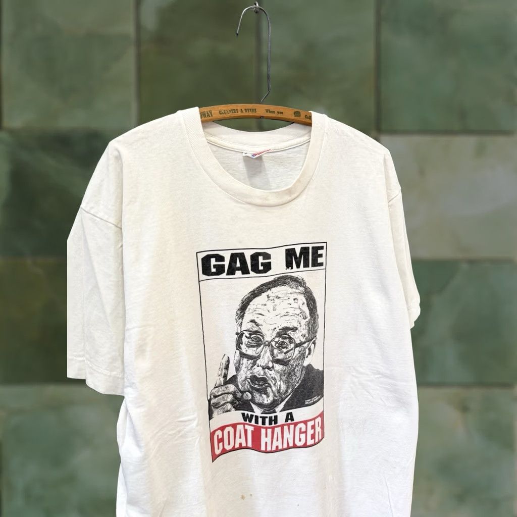 Fruit Of The Loom VINTAGE Chief Justice William Rehnquist Pro Choice White Tee Shirt XL Shirt Mens 1990s Cotton Fruit of the Loom White Mens XL Size US XL / EU 56 / 4 - 1 Thumbnail