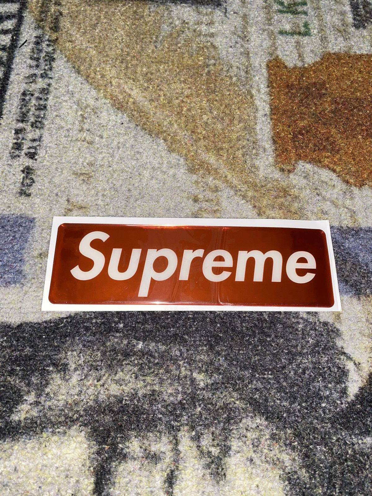 Supreme Supreme Plastic Box Logo Sticker Red Size ONE SIZE - 1 Thumbnail