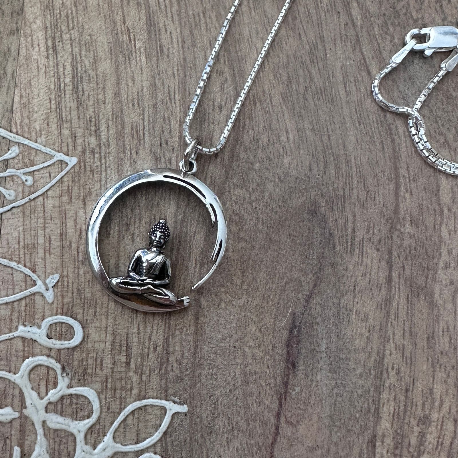 The Unbranded Brand Sterling Silver Buddha Necklace Size ONE SIZE - 2 Thumbnail