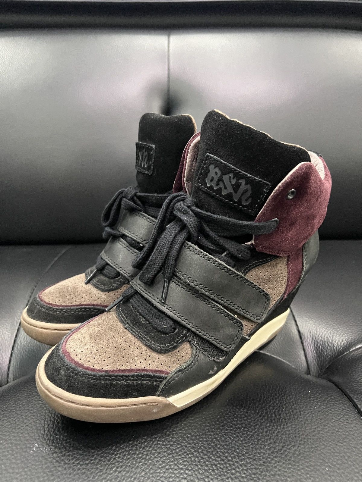 ASH ASH Velcro Wedge Sneakers Size US 8 / IT 38 - 1 Thumbnail