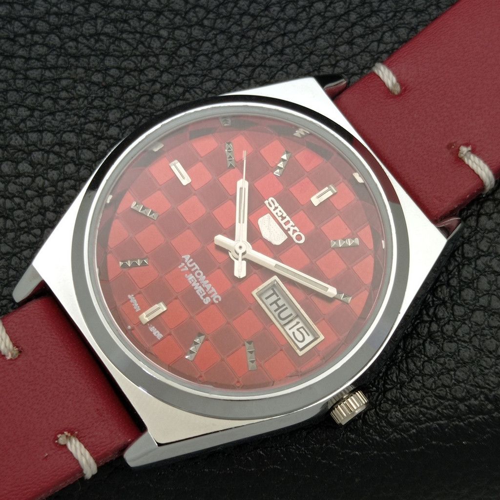 Seiko REFURBISHED VINTAGE SEIKO 5 AUTO JAPAN MENS WATCH a440220 Size 40 - 6 Thumbnail