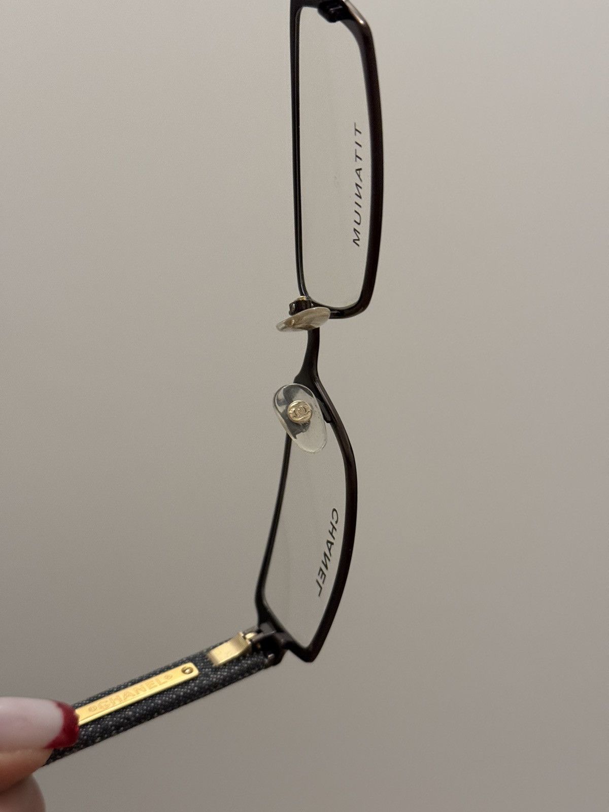 Chanel NEW🚨Chanel CC 2150-T Denim Glasses Titanium Size ONE SIZE - 9 Thumbnail
