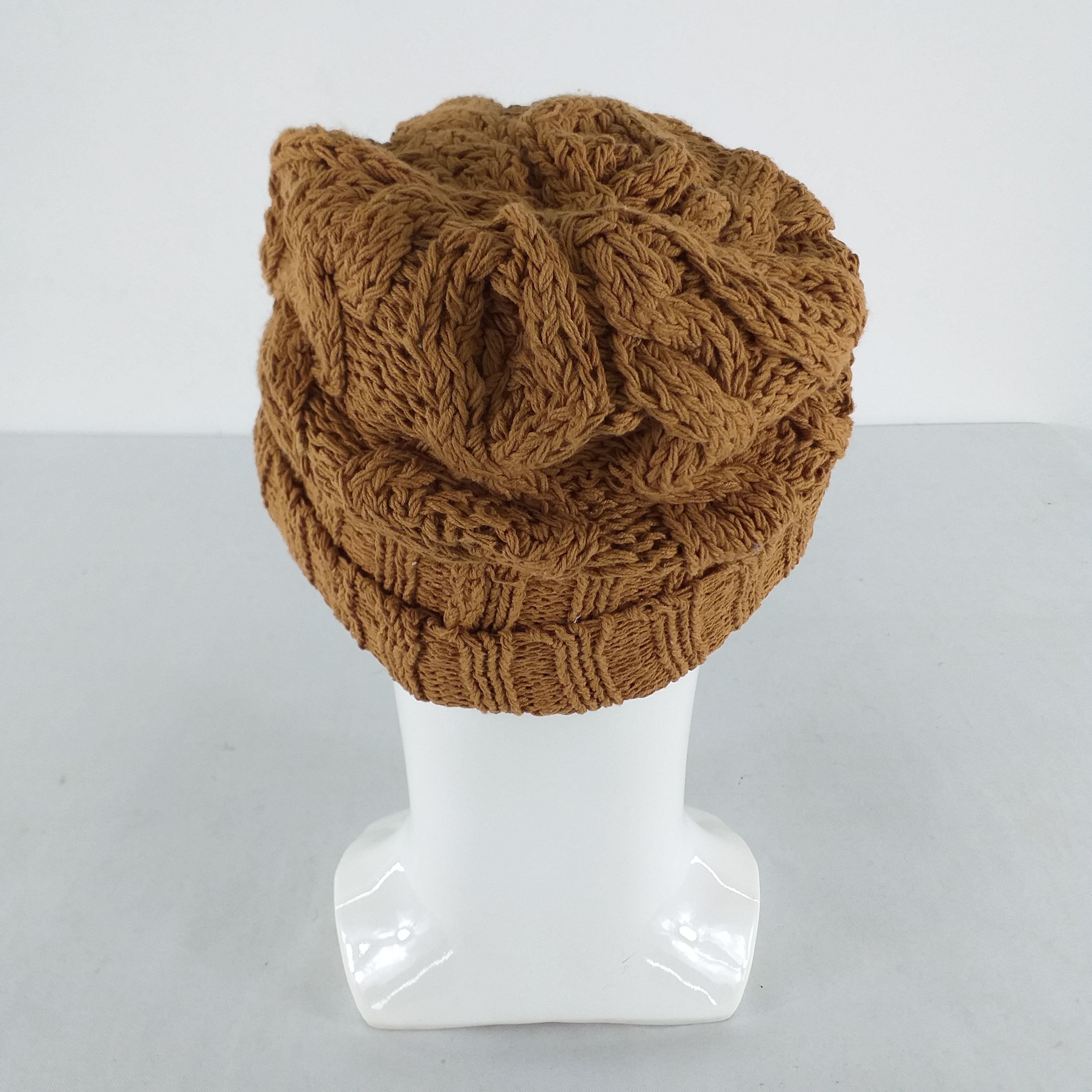 Japanese Brand Plain Snow Cap Hat Beanie -BN377 Size ONE SIZE - 3 Thumbnail