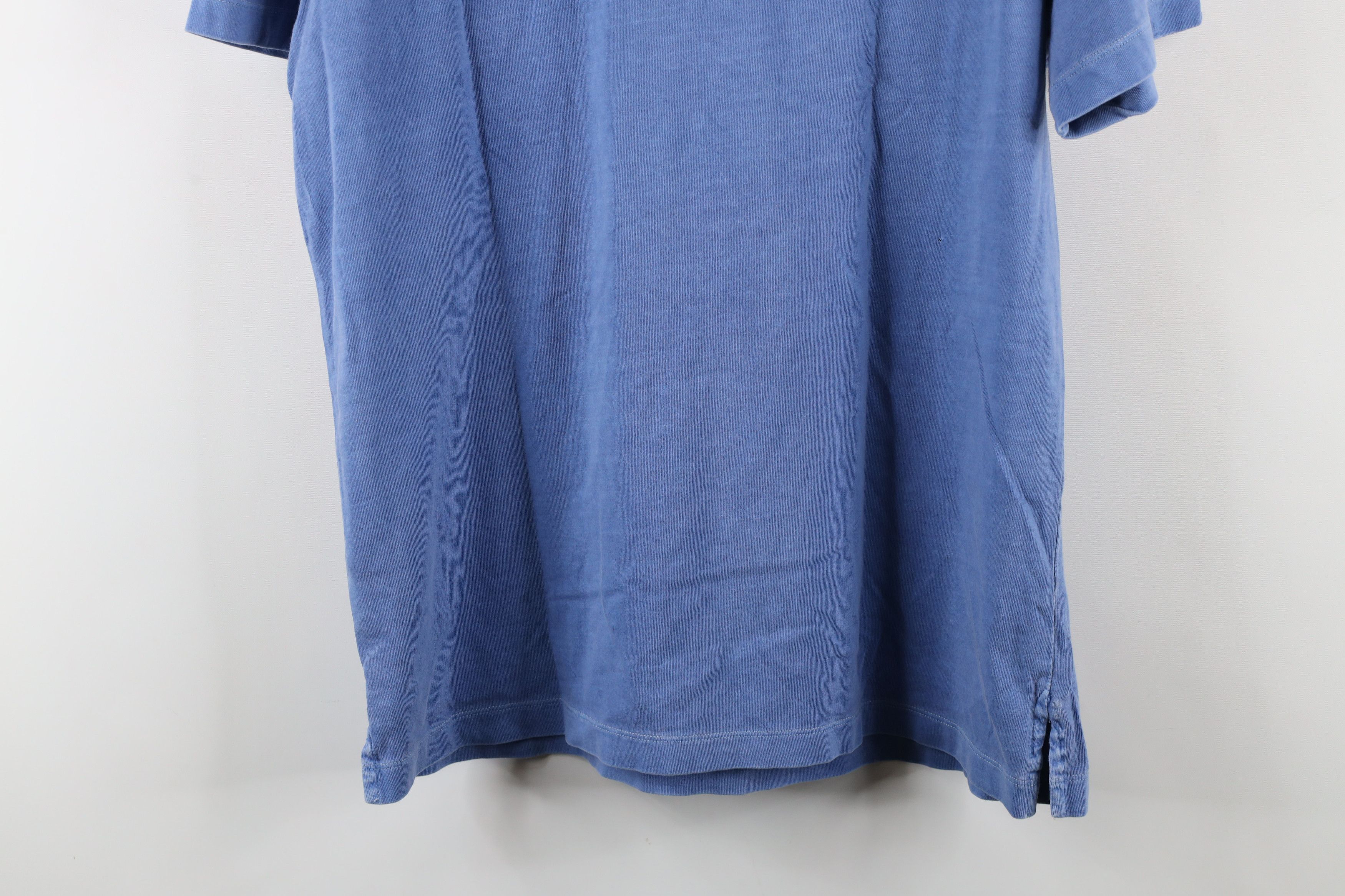 Gap × Vintage Vintage 90s Gap Stonewash Collared Polo Shirt Blue Cotton Size US L / EU 52-54 / 3 - 11 Thumbnail
