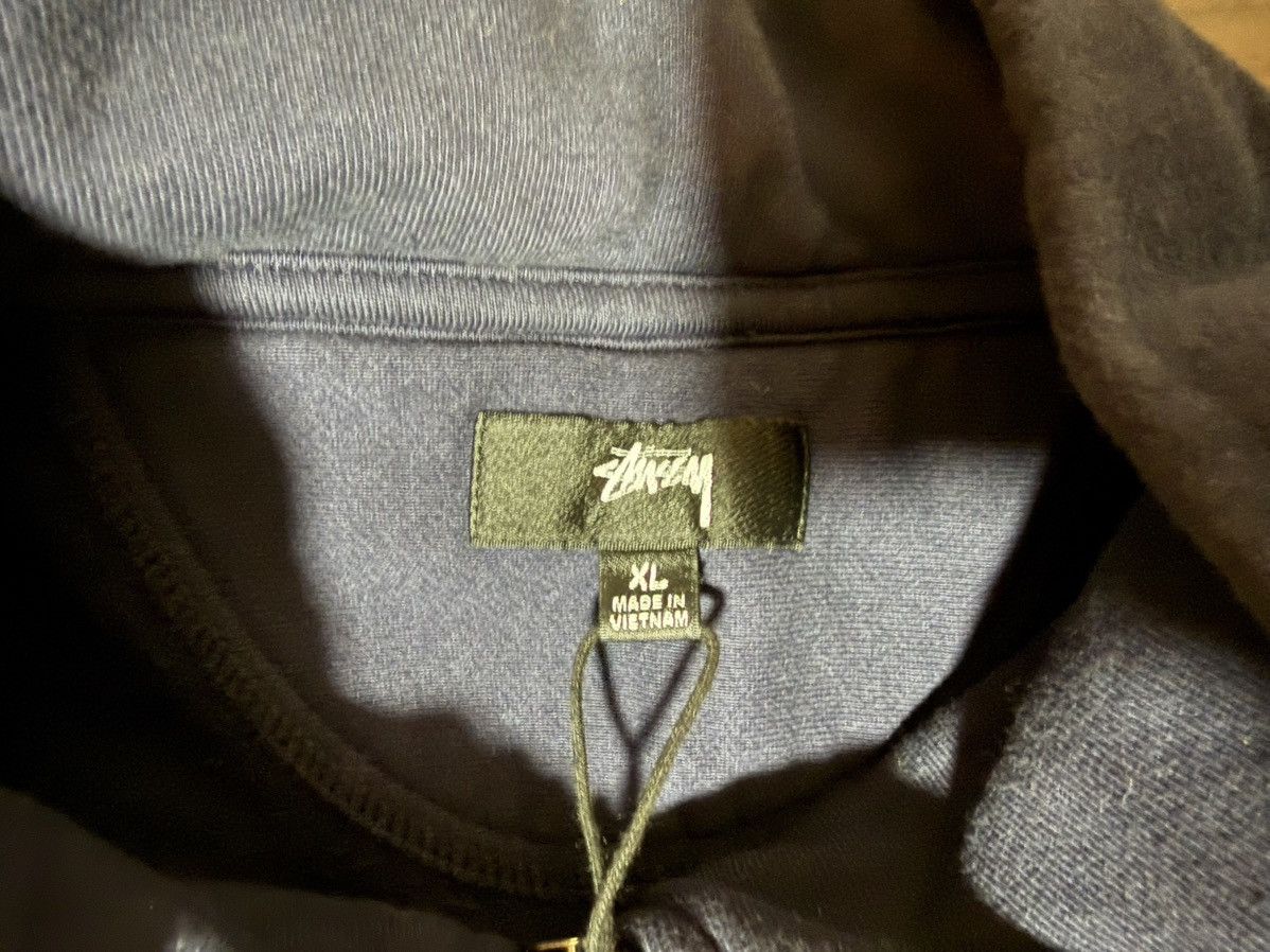 Stussy STÜSSY Overdyed Stock Logo Mock Neck Quarter Zip Men’s Size Size US XL / EU 56 / 4 - 3 Thumbnail