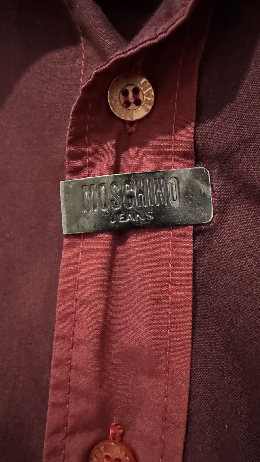 Moschino Moschino Vintage Long Sleeve Shirt Size US M / EU 48-50 / 2 - 4 Thumbnail